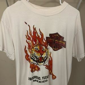Harley Davidson tiger tee